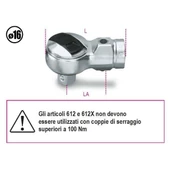 Beta 612X Tork Anahtarı Soketi 1/2'' - 2