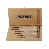 Turnus 250-570 Ahşap Kutu Saatçi Tornavida Takımı 6 Parça - 1
