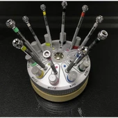 Armway S20E1003S Döner Tablalı Saatçi Tornavida Seti (10 Adet+20 Adet Yedek) - 1