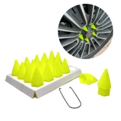 Sivri Mermi Bijon Kapağı Sökme Aparatlı Fosfor Yeşil 19mm - 1