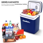 Coolist CLT18 12Volt/220Volt AC/DC 18 Litre Sıcak/Soğuk Oto Buzdolabı - 2