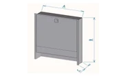 Eryıl Sıva Altı Kollektör Dolabı 60x60x10 cm - 2
