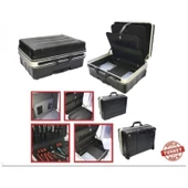 Alfa T-9002 Çekçekli ve Tekerlekli ABS Takım Çantası 24x38x52  cm - 4