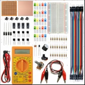 BREADBOARD TEMEL ELEKTRONİK DEVRE EĞİTİM SETİ + DT830D MULTİMETRE - 1
