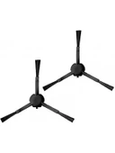 serfin ticaret Xiaomi Vacuum Mop 1C/2/2 Pro +/2 Ultra/2C/S10+/Dreame F9 Robot Uyumlu Yan Fırça (Siyah)-4 Adet thumbnail 2