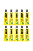 Dağtaş Kırtasiye Uhu Genel Amaçlı Sıvı Yapıştırıcı 35 ml 10 Adet Solvent İçermez - 2