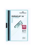 Dağtaş Kırtasiye Durable 2200 Duraclip 30 25 Sayfa Kapasiteli Sıkıştırmalı Dosya Mavi Renk - 5