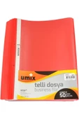 Dağtaş Kırtasiye Umix A4 Telli Dosya 50'li Kırmızı - 1