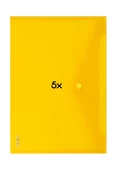 Dağtaş Kırtasiye Noki Çıtçıtlı Evrak Zarfı Dosya Sarı 5 Adet thumbnail 2