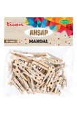 Dağtaş Kırtasiye Ticon Ahşap Mandal 25x3 30'lu Paket - 2