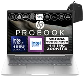 Hp Probook 440 G11 Intel Core Ultra 7 155U Ddr5 40GB 512GB SSD Intel® Aı Boost 14" Wuxga IPS Windows 11 Pro Taşınabilir Bilgisayar A22YSEAP13 + Zetta Çanta thumbnail 1
