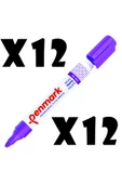 penmark Beyaz Tahta Kalemi Kaliteli Yuvarlak Uçlu 12 Adet (1 kutu) - 5