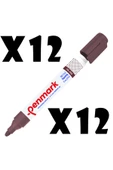 penmark Beyaz Tahta Kalemi Kaliteli Yuvarlak Uçlu 12 Adet (1 kutu) - 8