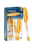 Pensan Glitter Gel Simli Jel Kalem 1.0mm 12'li (9 paket) - 1