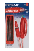 Pensan Glitter Gel Simli Jel Kalem 1.0mm 12'li (9 paket) - 3