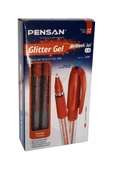 Pensan Glitter Gel Simli Jel Kalem 1.0mm 12'li (9 paket) - 6