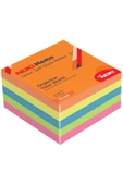 Dağtaş Kırtasiye Noki Memo 75x75 5 Renk Neon 450 Yaprak Yapışkanlı Not Kağıdı - 7