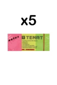 Dağtaş Kırtasiye Temat 3x50x40 Yapışkanlı Not Kağıdı 80 Yaprak 3 Renk 5 Adet - 1