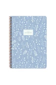 Keskin A6 Çizgili Defter 80 Yaprak Pastel Flora Karton Kapak 1 Adet - 2