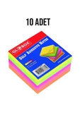 Globox 75x75 400 Yaprak Neon 4 Renk Yapışkanlı Not Kağıdı - 7