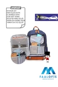 Color Bags Ultra Kalite İç Organizerli Reflektörlü Su Geçirmez Sırt Destekli Okul Çantası B2 - 6