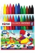 Fatih Polimer Mum Boya 12 Renk | Elleri Kirletmez Yıkanabilir Silinebilir Ucu Açılabilir thumbnail 3