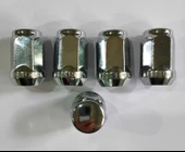 Bijon Somunu Krom Kaplı M14x1.5 - Aa:19mm Boy:35 mm, 5adet somun set - 2