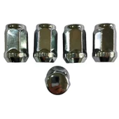 Bijon Somunu Krom Kaplı M14x1.5 - Aa:19mm Boy:35 mm, 5adet somun set - 1