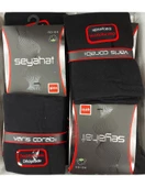 Şirin Erkek Diz Altı Şeker Dinlendirici Çorap 8130 - 6 Adet  Siyah 40-44 thumbnail 2