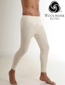 Hasyün Erkek Yün Uzun Kollu Fanila Uzun Don İçlik Set 102 - 101- 1 Set  Ekru 2XL thumbnail 5