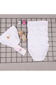 İlke Kız Çocuk Biyeli Bikini Külot 326 - 6 Adet  Beyaz 6 No:8-9 Yaş thumbnail 1