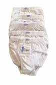 Seher Erkek Çocuk  Pamuklu Slip Külot 0037 - 6 Adet  Beyaz 5 (9-10 YAŞ) - 1