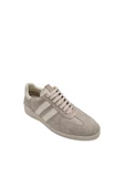 Hakiki Deri Açık Bej Süet Kadın Sneakers - Şıklık ve Rahatlık Bir Arada! - 4