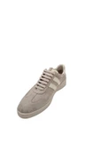 Hakiki Deri Açık Bej Süet Kadın Sneakers - Şıklık ve Rahatlık Bir Arada! - 2