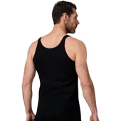 NAMALDI 122 İnce Askılı Erkek Atlet - 1 Adet  Siyah 2XL - 2