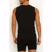 Yıldız 75 - 76 Erkek Modal Sıfır Kol Atlet Renkli  Siyah L thumbnail 2