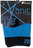 3'Lü Anıt 1266 Modal Erkek Renkli Boxer  XL Mavi thumbnail 5