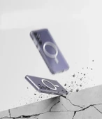 Samsung Galaxy S23 FE Kılıf Crystal Sert MagSafe Özellikli Şeffaf thumbnail 4