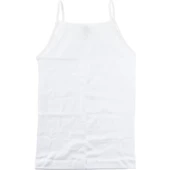 BERRAK KIZ ÇOCUK RİBANA İP ASKILI ATLET 6'Lı   Beyaz 8 No:10-11 Yaş thumbnail 2