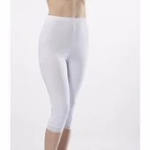 ANIT 3254 BAYAN İNCE DANTELLİ TAYT - 1 ADET  Beyaz M thumbnail 1