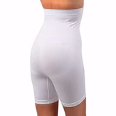 Elite Life Dikişsiz Silikonlu Klasik Kadın Korse - 880 Beyaz XL - 2