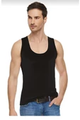 6'Lı TUTKU ELİT 1201 Modal Elastan Erkek Atlet  Siyah 2XL - 2