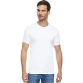 6'Lı TUTKU ELİT 1003 Sıfır Yaka Erkek Fanila  Beyaz M thumbnail 1