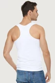 6'Lı TUTKU ELİT 1304 Erkek Rambo Atlet  Beyaz XL - 1