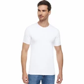 TUTKU ELİT 1003 Sıfır Yaka Erkek Fanila - 1 Adet  Beyaz M thumbnail 1