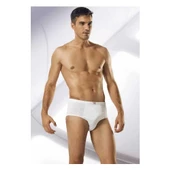 3'Lü Namaldı 110 Penye Erkek Kom Slip Külot Don  Beyaz L thumbnail 1