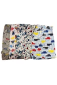Tutku 0254 Erkek Çocuk Empirme Desenli Boxer 12 Adet  Karışık Renk 3 (5-6 YAŞ) - 1