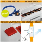 Ferplast Swing Microchip White Çipli Kedi Kapısı - 3