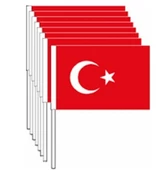 Sopalı Kağıt Bayrak Büyük 40Lı - 1