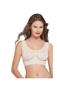 Layza Form Kadın Kalın Askılı Pedli Sütyen Büstiyer 12000 - 2  Adet  Ten S thumbnail 3